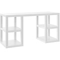 Ameriwood Home Parsons 60W Deluxe Desk, White (9318596COM)