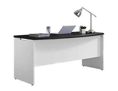 Ameriwood Home Pursuit 66"W Executive Desk, Gray (9319296)