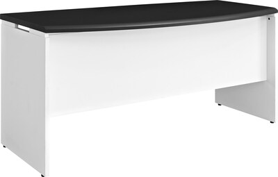 Ameriwood Home Pursuit 66"W Executive Desk, Gray (9319296)