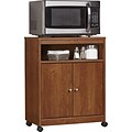Ameriwood 2-Shelves Landry Microwave Cart, Bank Alder (5206301PCOM)