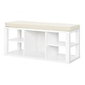 Altra Furniture Pursuit 9846296 29 Wood L Desk with Bundle, White/Gray