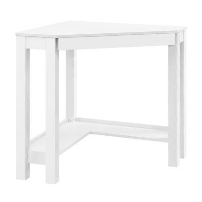 Ameriwood Home Parsons 40"W Corner Desk, White (9896396COM)