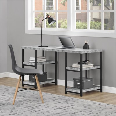 Ameriwood Home Ashlar 54"W Desk, Light Concrete (9895096COM)
