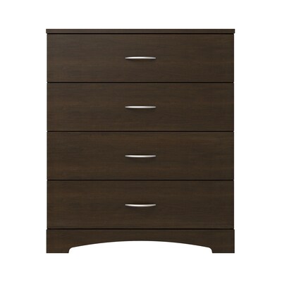 Ameriwood Home Crescent Point 4 Drawer Dresser Espresso