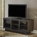 Ameriwood Home Englewood TV Stand, Weathered Oak, for TVs up to 55 (1222213PCOM)