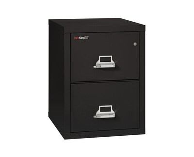 FireKing 25 Files 2-1825-C 2 Drawer Letter 2-Drawer Vertical File Cabinet, Fire Resistant, 25 (21825CBL)