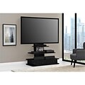 Ameriwood Home Galaxy TV Stand with Mount and Drawers, Black, For TVs up to 70 (1762096PCOM)