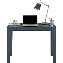 Ameriwood Home Parsons 39W Desk with Drawer, Gray (9859396PCOM)