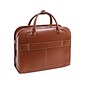 McKleinUSA W Series LAKEWOOD Ladies' Leather Check-Point Friendly Briefcase, Brown (96614)