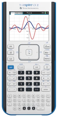 Texas Instruments CXII TI-Nspire Graphing Calculator, White (NSCX2/TBL/1L1)