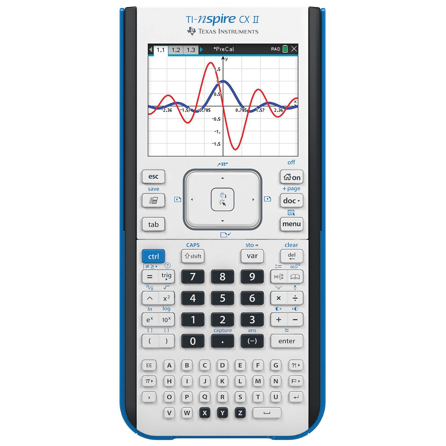 Texas Instruments CXII TI-Nspire Graphing Calculator, White (NSCX2/TBL/1L1)