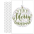 JAM Paper® Christmas Cards Boxed Set, Merry Ornament, 18/Pack