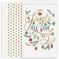 JAM Paper® Christmas Cards Boxed Set, Jingle All The Way, 18/Pack