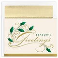 JAM Paper® Christmas Cards Boxed Set, Vintage Greetings, 16/Pack
