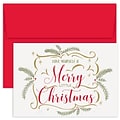 JAM Paper® Christmas Cards Boxed Set, Merry Christmas Gift, Pop Up, 10/Pack