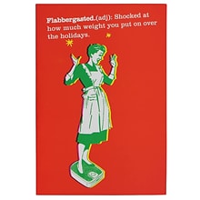JAM Paper® Christmas Cards Boxed Set, Flabbergasted Vintage, 10/Pack