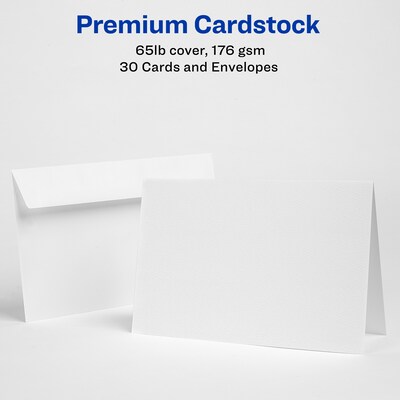 Avery Half-Fold Anytime Cards, 30/Box (3378)