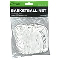 Champion Sports Economy Nylon 4mm Basketball Net, White (CHS400)