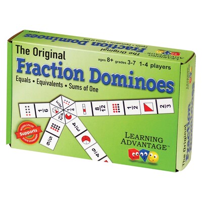 Learning Advantage The Original Fraction Dominoes, Grades 3-7 (CRE4080)