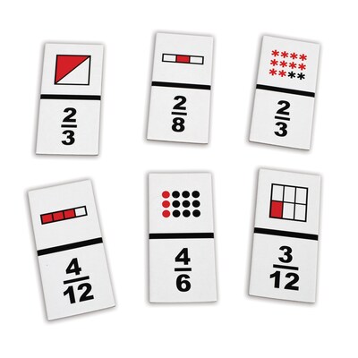 Learning Advantage The Original Fraction Dominoes, Grades 3-7 (CRE4080)