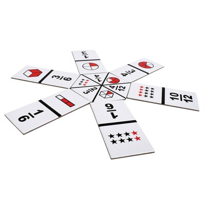 Learning Advantage The Original Fraction Dominoes, Grades 3-7 (CRE4080)