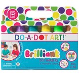 Do-A-Dot Art Washable Art Marker, Sponge Tip Applicator, Brilliant Colors, Pack of 6 (DAD103)