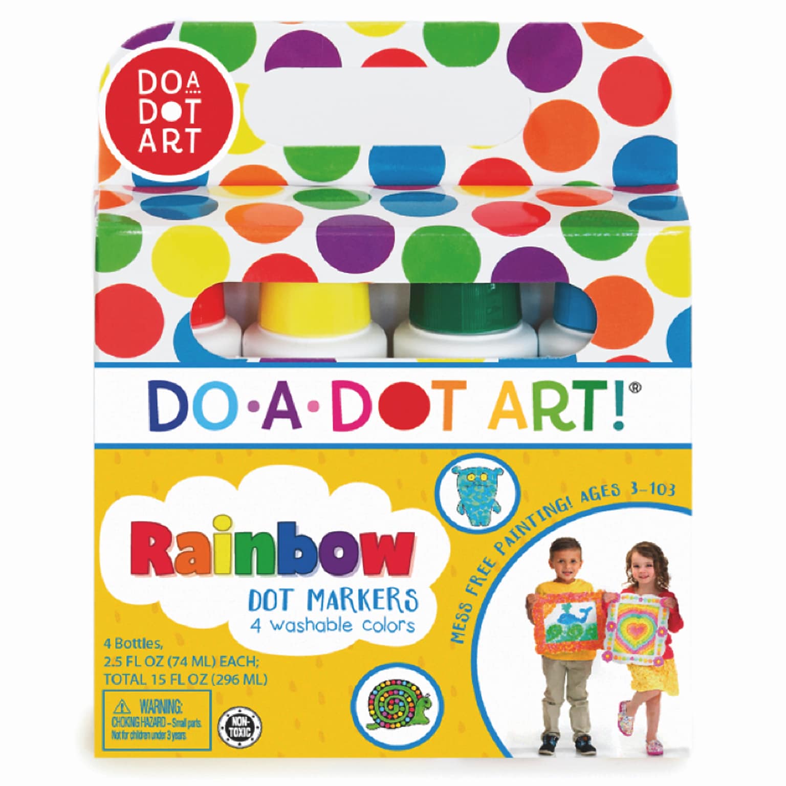 Do-A-Dot Art™ 4 Piece Rainbow Washable Marker Set, 2.5 oz., Assorted