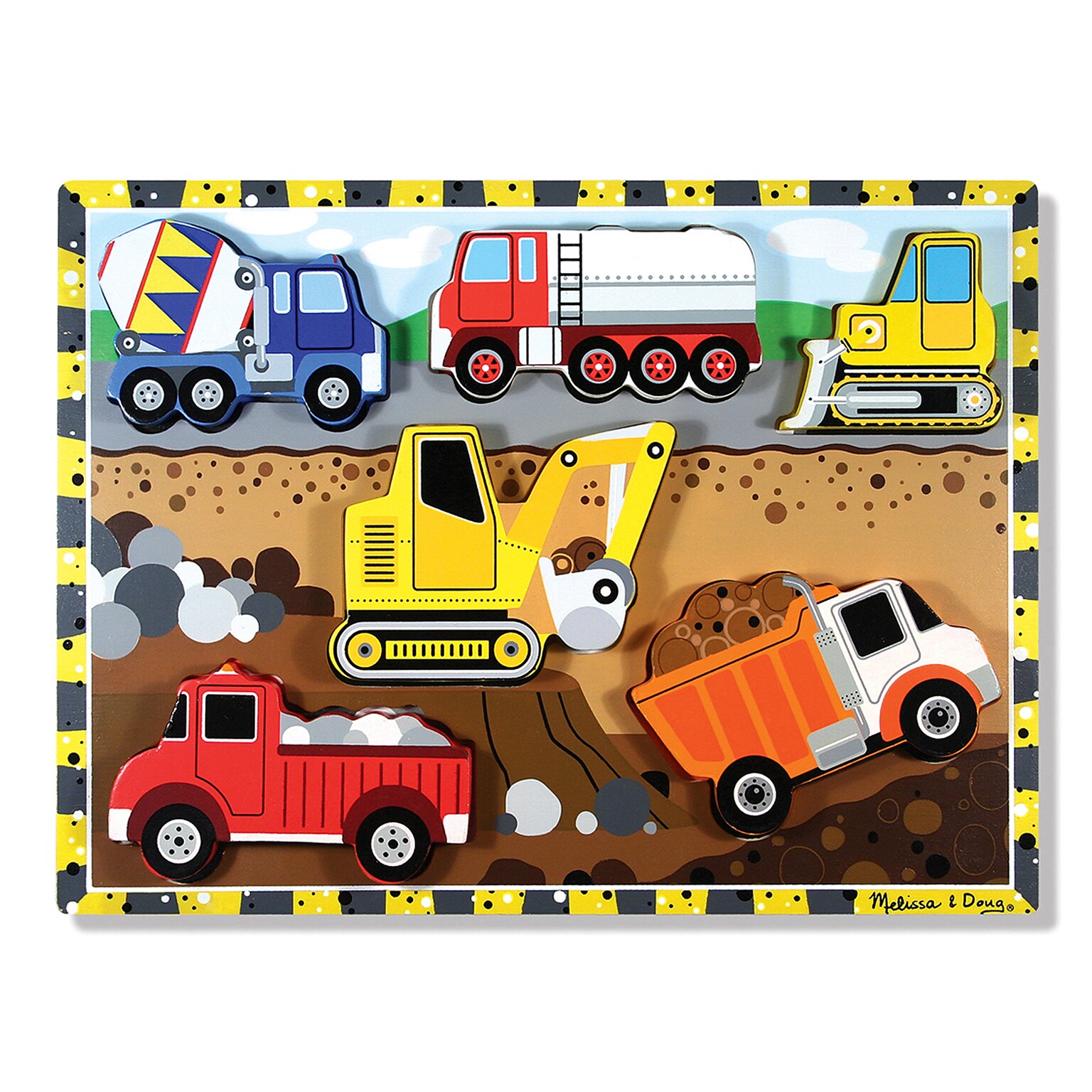 Melissa & Doug® Chunky Puzzles, Construction