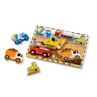 Melissa & Doug® Chunky Puzzles, Construction