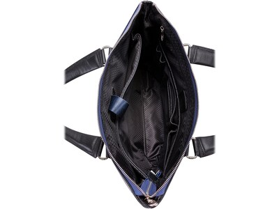 McKleinUSA N Series EASTWARD Nylon Slim Briefcase, Navy/Black (18397)