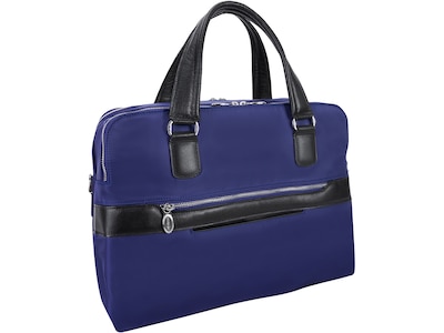 McKleinUSA N Series HARTFORD Nylon Dual Compartment Briefcase, Navy (18587)