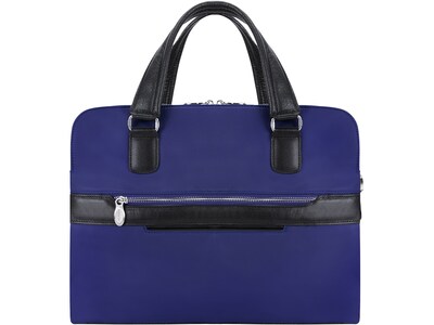 McKleinUSA N Series HARTFORD Nylon Dual Compartment Briefcase, Navy (18587)