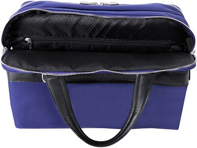 McKleinUSA N Series HARTFORD Nylon Dual Compartment Briefcase, Navy (18587)