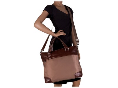 McKleinUSA N Series EASTWARD Nylon Slim Briefcase, Khaki (18394)