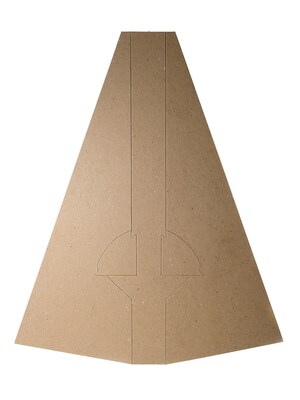 Lineco Glue-On Double Wing Easel Backs, Size 18, Natural, 50 Per Pack (PK2-L328-2318D)