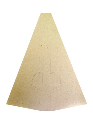 Lineco Glue-On Double Wing Easel Backs, Size 24, Natural, 25 Per Pack (L328-2324D)