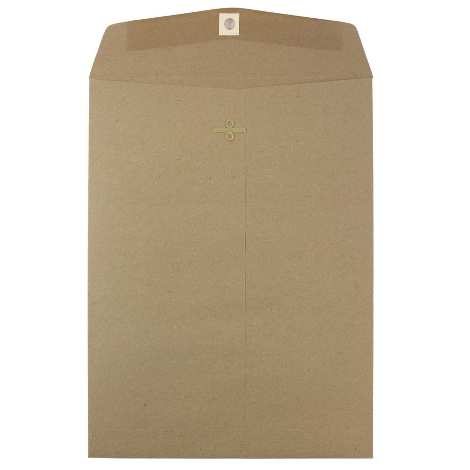 JAM Paper 9 x 12 Open End Catalog Envelopes with Clasp Closure, Brown Kraft Paper Bag, 100/Pack (563120849B)