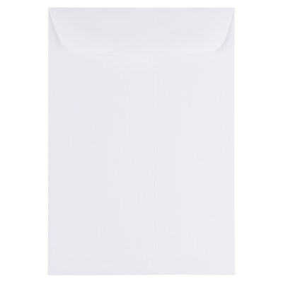 JAM Paper Open End Catalog Envelope, 7 x 10, White, 1000/Carton (01623194B)