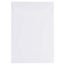 JAM Paper Open End Catalog Envelope, 7 x 10, White, 1000/Carton (01623194B)