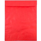 JAM Paper® 11.5 x 14.5 Tyvek Tear-Proof Open End Catalog Envelopes, Red, 25/Pack (V021388)
