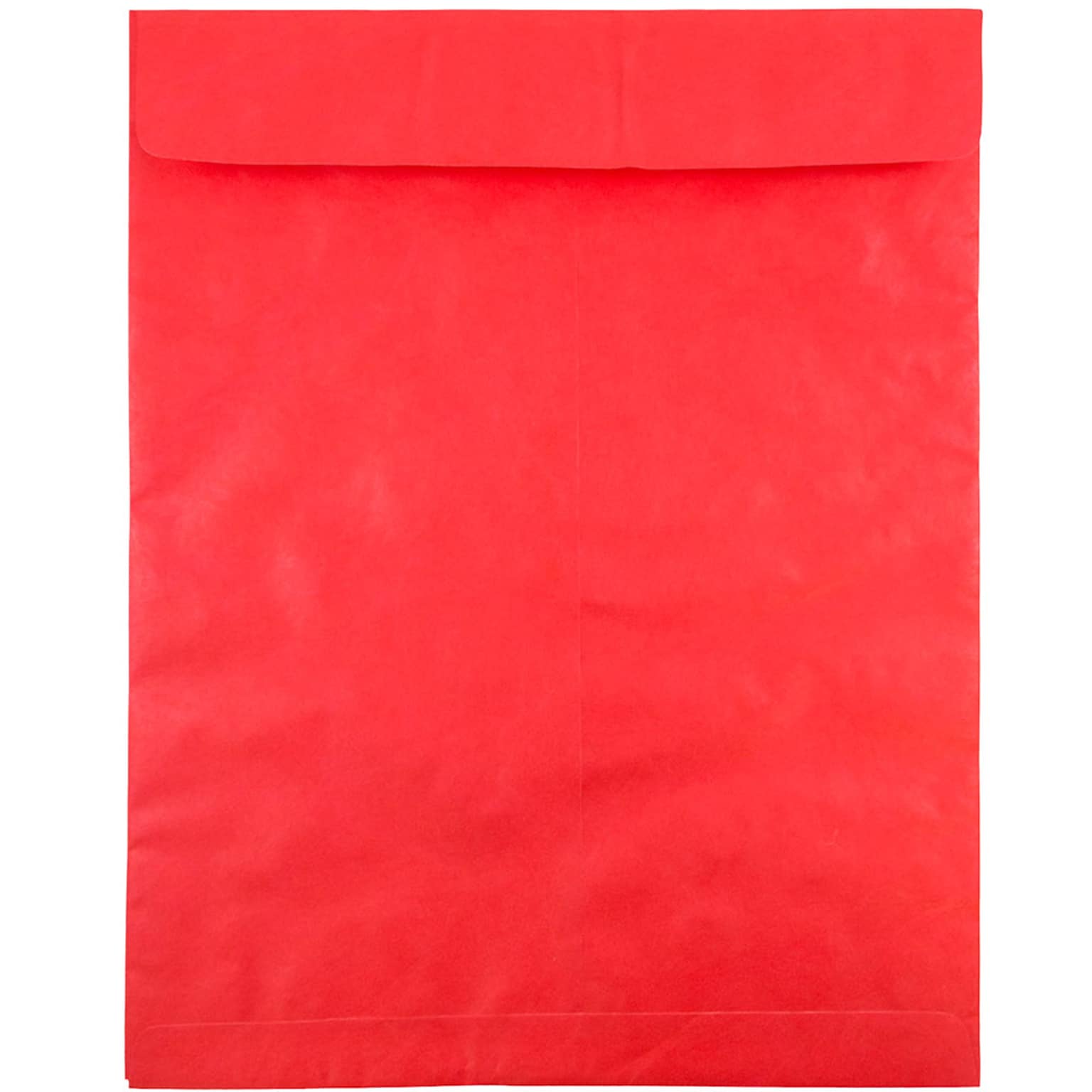 JAM Paper Open End Clasp Catalog Envelope, 11 1/2 x 14 1/2, Red, 10/Pack (V021388B)