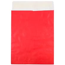 JAM Paper Open End Clasp Catalog Envelope, 11 1/2 x 14 1/2, Red, 10/Pack (V021388B)