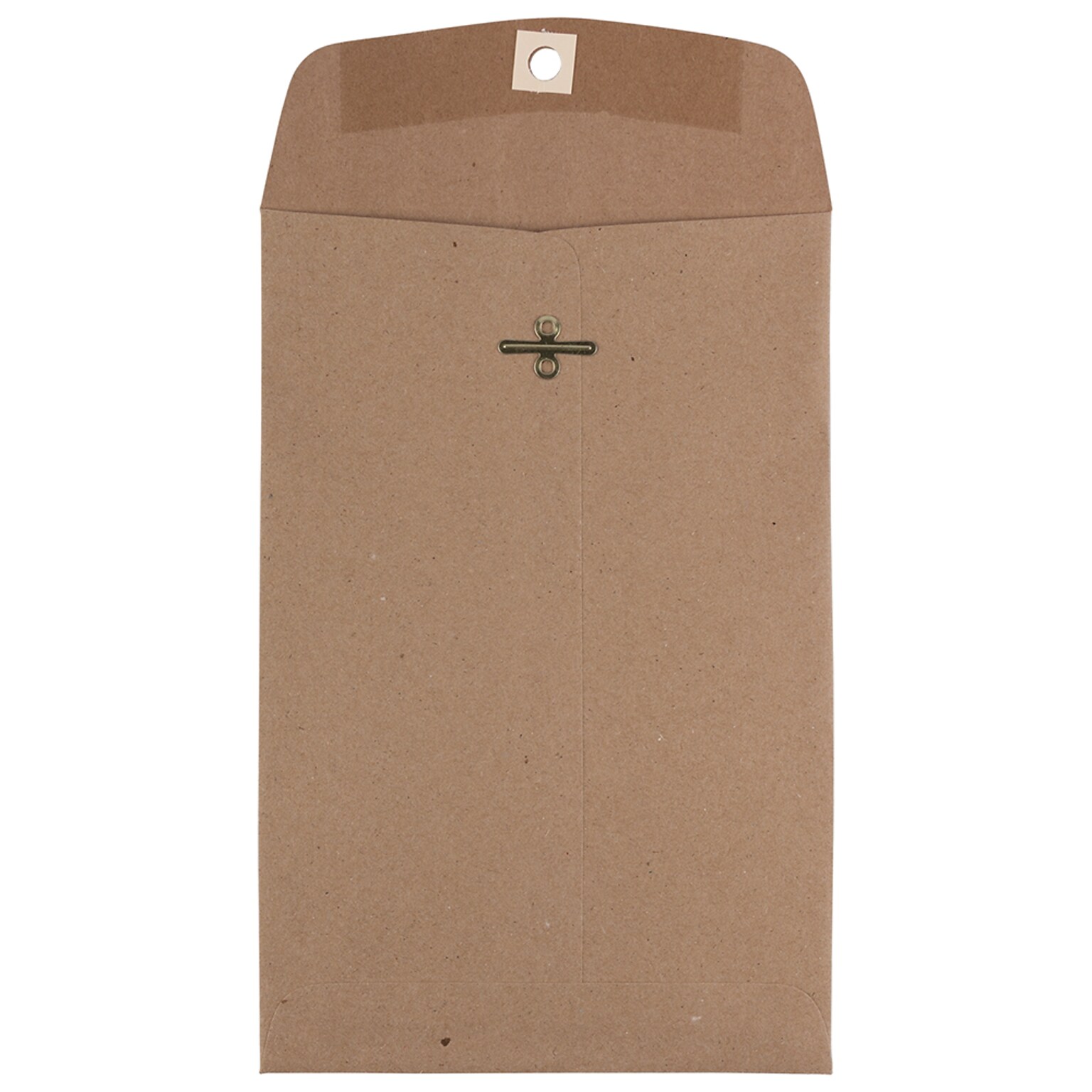 JAM Paper 6 x 9 Open End Catalog Envelopes with Clasp Closure, Brown Kraft Paper Bag, 100/Pack (563120844B)