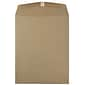 JAM Paper Open End Catalog Envelopes with Clasp Closure, 10" x 13", Brown Kraft, 10/Pack (563120854D)