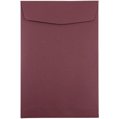 JAM Paper® 6 x 9 Open End Catalog Envelopes, Burgundy, 10/Pack (51285795B)