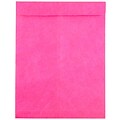 JAM Paper® 10 x 13 Tyvek Tear-Proof Open End Catalog Envelopes, Fuchsia Pink, 25/Pack (V021380)