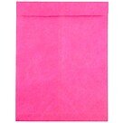 JAM Paper Tyvek Open End Self Seal #13 Catalog Envelope, 10 x 13, Fuchsia Pink, 25/Pack (V021380)