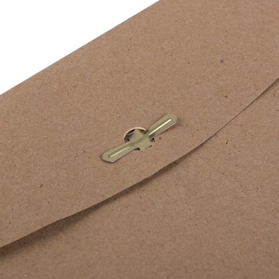 JAM Paper 6 x 9 Open End Catalog Envelopes with Clasp Closure, Brown Kraft Paper Bag, 25/Pack (56312