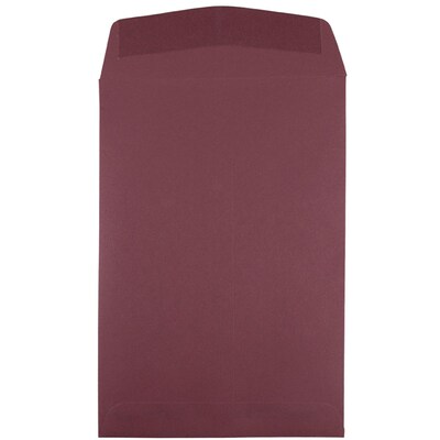 JAM Paper® 6 x 9 Open End Catalog Envelopes, Burgundy, 10/Pack (51285795B)
