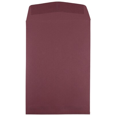 JAM Paper 6 x 9 Open End Catalog Envelopes, Burgundy, 10/Pack (51285795B)